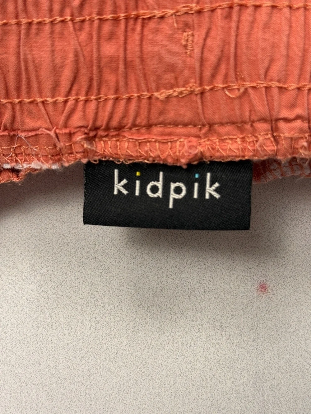 kidpik Cargo Shorts Apricot Drawstring Elastic Waist - Boys See Measurements